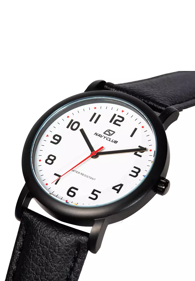 Navy Club Jam Tangan Pria dan Jam Tangan Wanita Aviator - Leather Strap