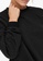 ONLY black Square Long Sleeves String O-Neck Sweatshirt 1BA01AA377CD95GS_3