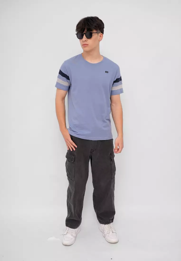 Kaos Pria Hyuga CMB Blue Denim