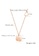 Air Jewellery gold Luxurious Peach Heart Square Necklace In Rose Gold A1346AC900CE5DGS_5