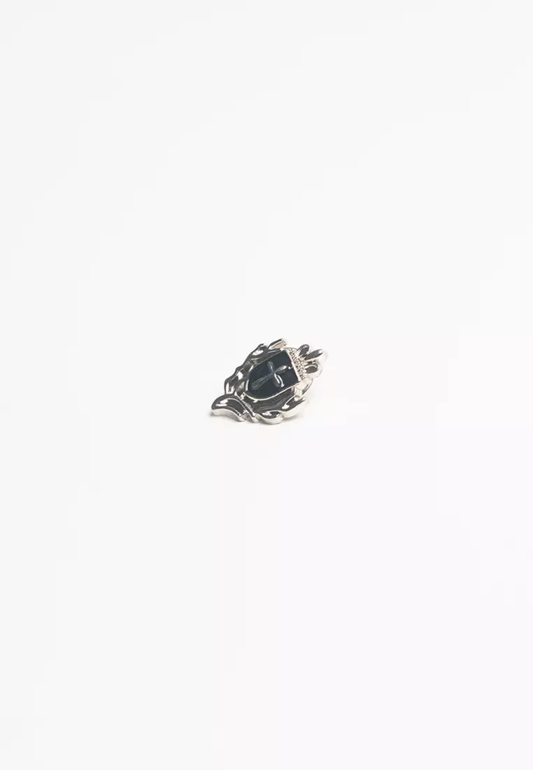 Houseofcuff lapel pin brooch bros untuk jas TUSUK SILVER BB