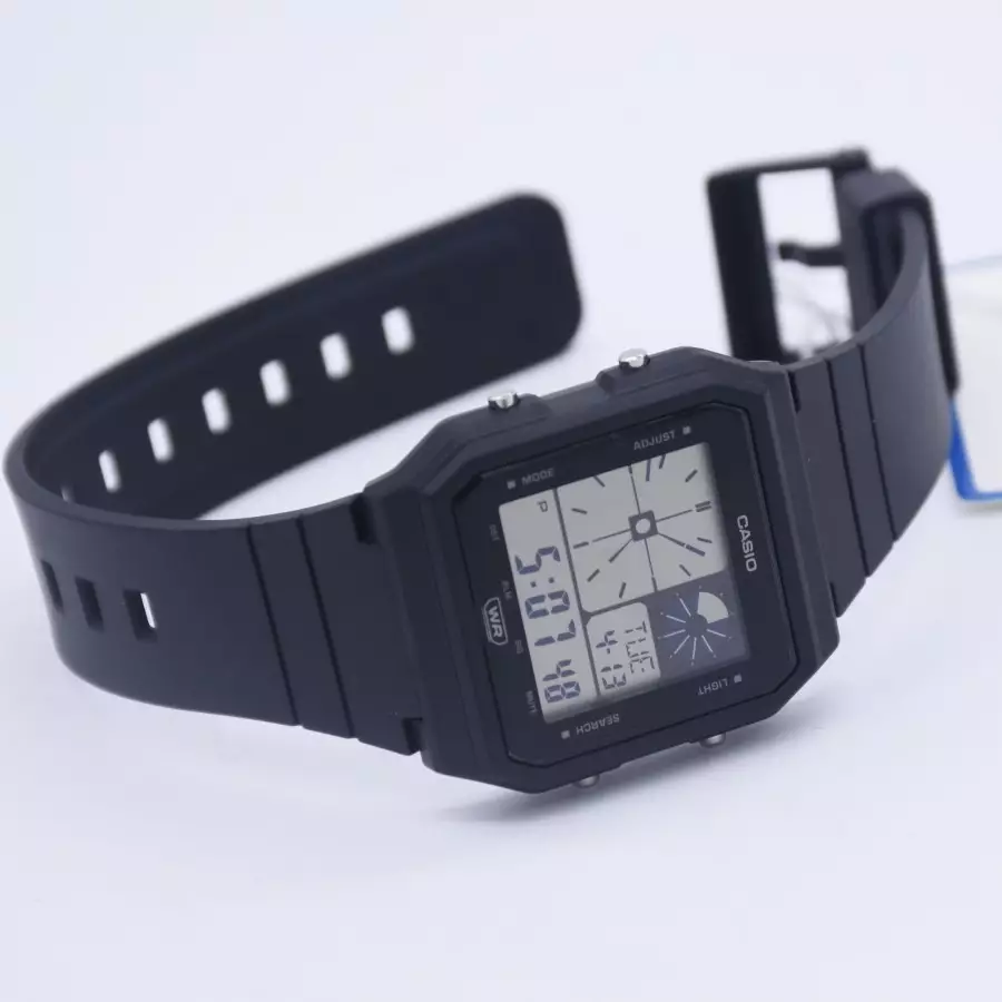 Casio LF-20W-1ADF Karet Full Black