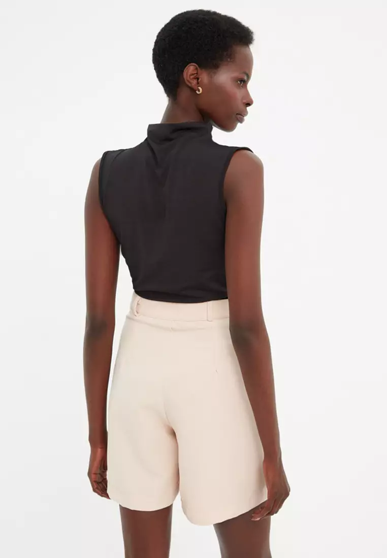 Mock Neck Sleeveless Bodysuit