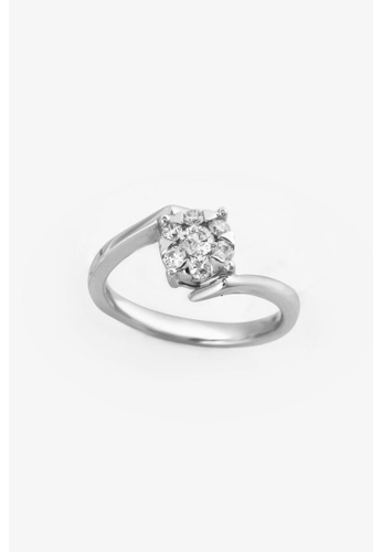 TOMEI TOMEI Ring, Diamond White Gold 750 (R4194) A44FDAC62DCCAFGS_1