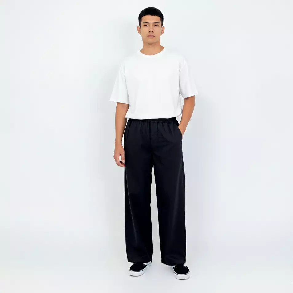 Celana HItam Panjang Katun Pria - Basic Long Pants