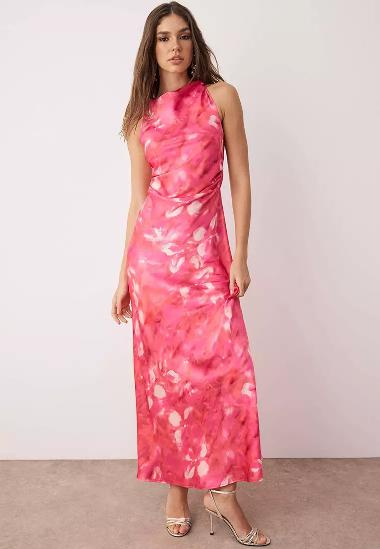 couture long evening dresses Black Long Dress With Multi Colored Beading main image 0