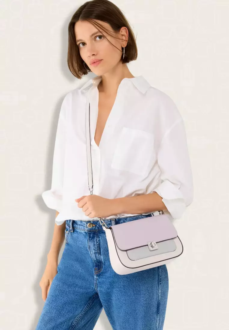 Kate Spade Phoebe Colorblock Small Flap Crossbody Violet