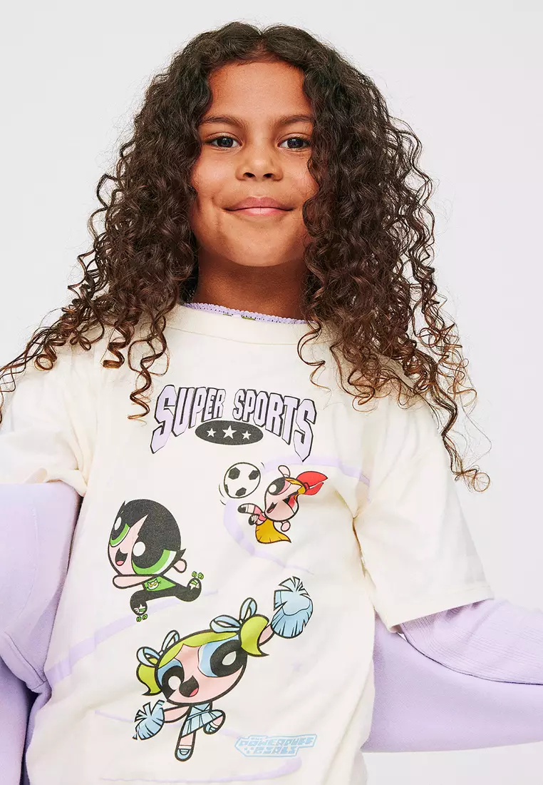 License Drop Shoulder Short Sleeves Tee