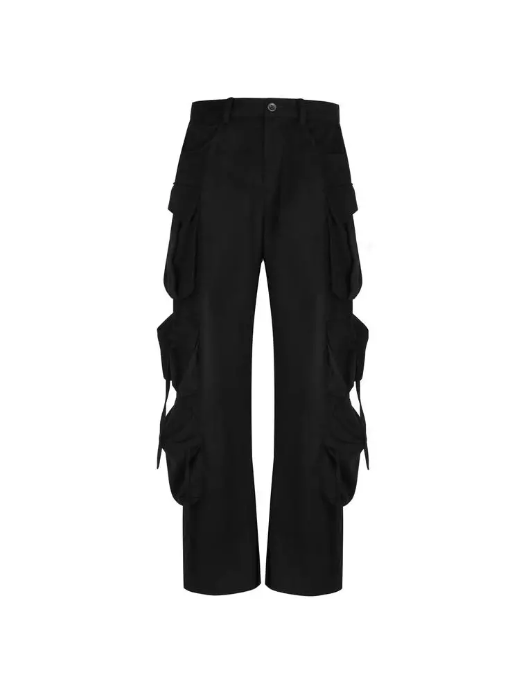 Cashmere Wool Tweed Work Pants