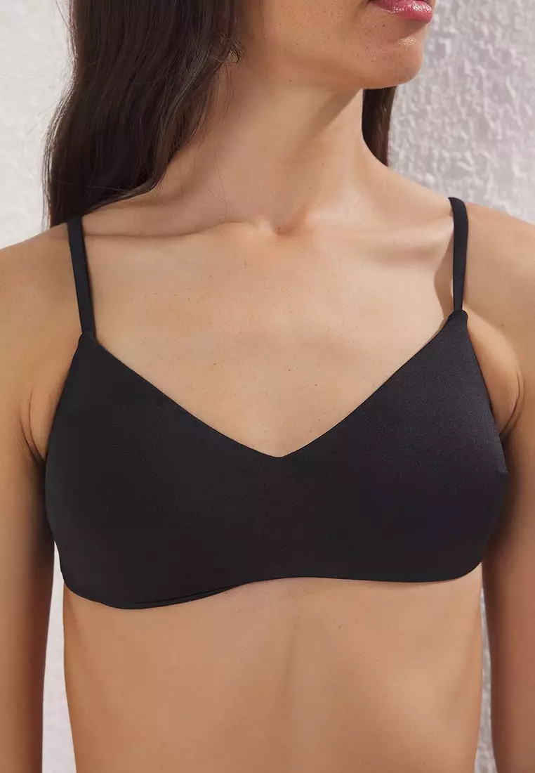 Black Triangle Bikini Top Tbess25Bu00069