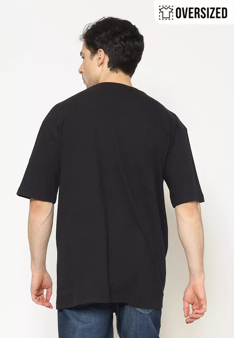 RBJ T-Shirt Cotton Oversized Pria 2079131671