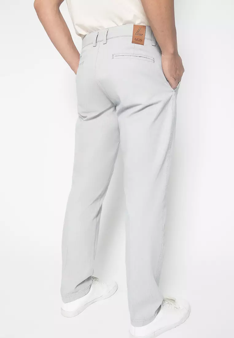 LGS - Celana Chinos - Multi Produk - Motif Polos - Long Pants - Casual Men - Katun Nyaman