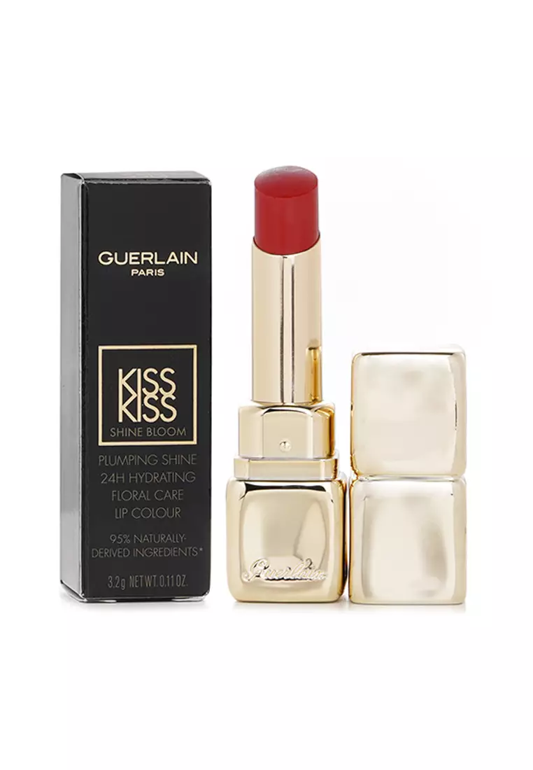 GUERLAIN - Kisskiss Shine Bloom Lipstick - # 519 Floral Brick 3.2g/0.11oz