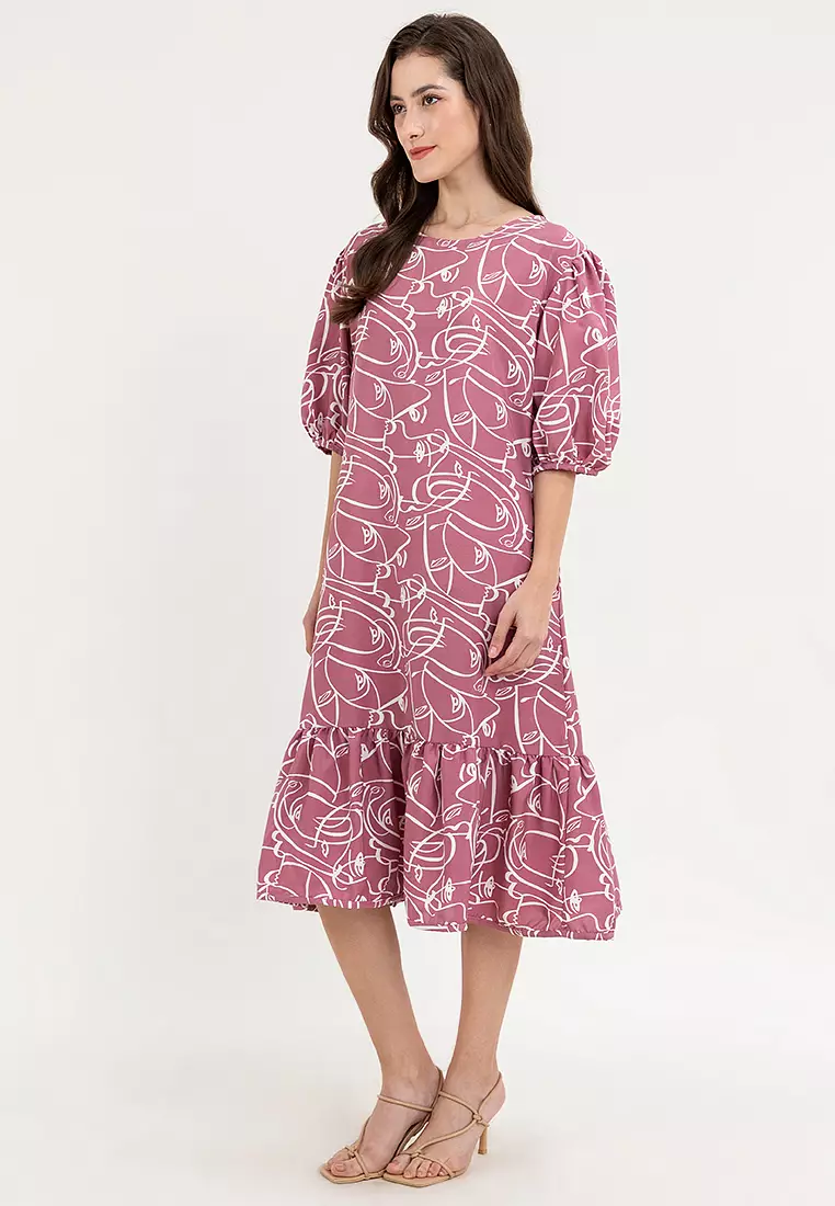 Serena Printed Dress