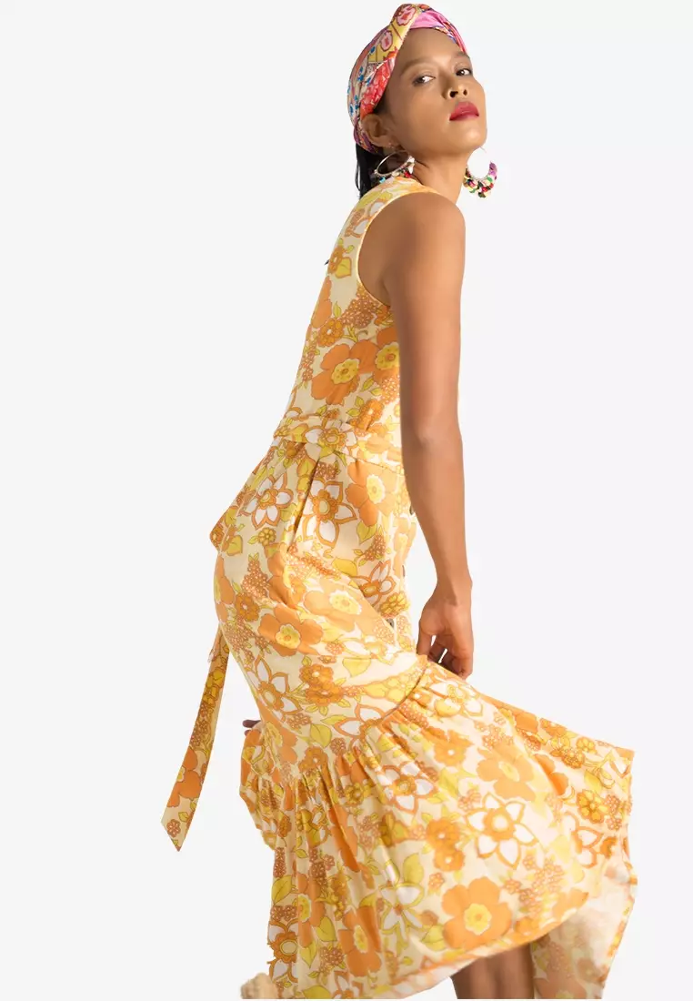 New Linen New Horizon Midi Linen Dress