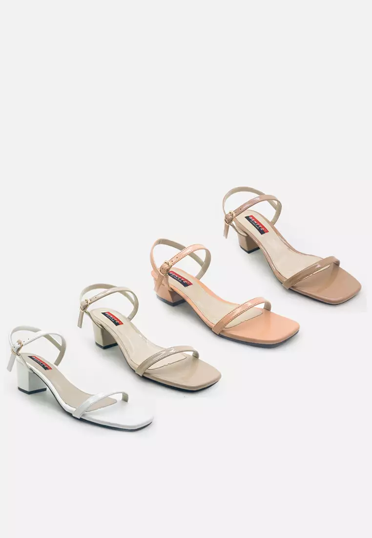 Jual Benitz Benitz Ankle Strap Block Heels Wanita Original 2024 ...