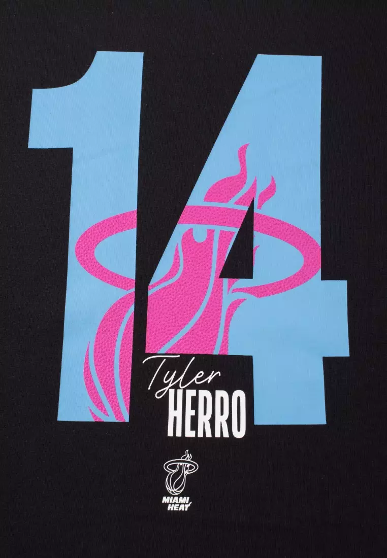 Miami Heat #14 Tyler Herro T-Shirts For Men Draft Night Collection
