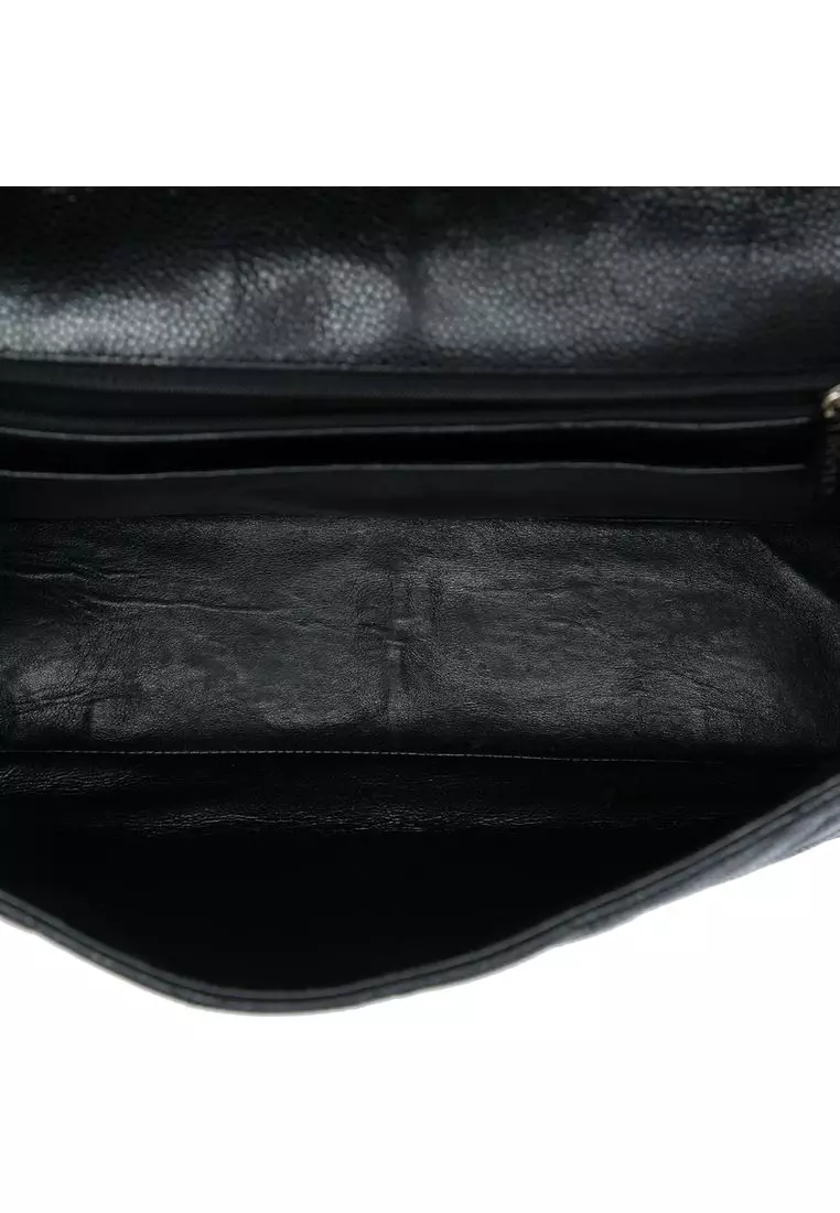 Pre-Loved Chanel Jumbo Classic Caviar Single Flap