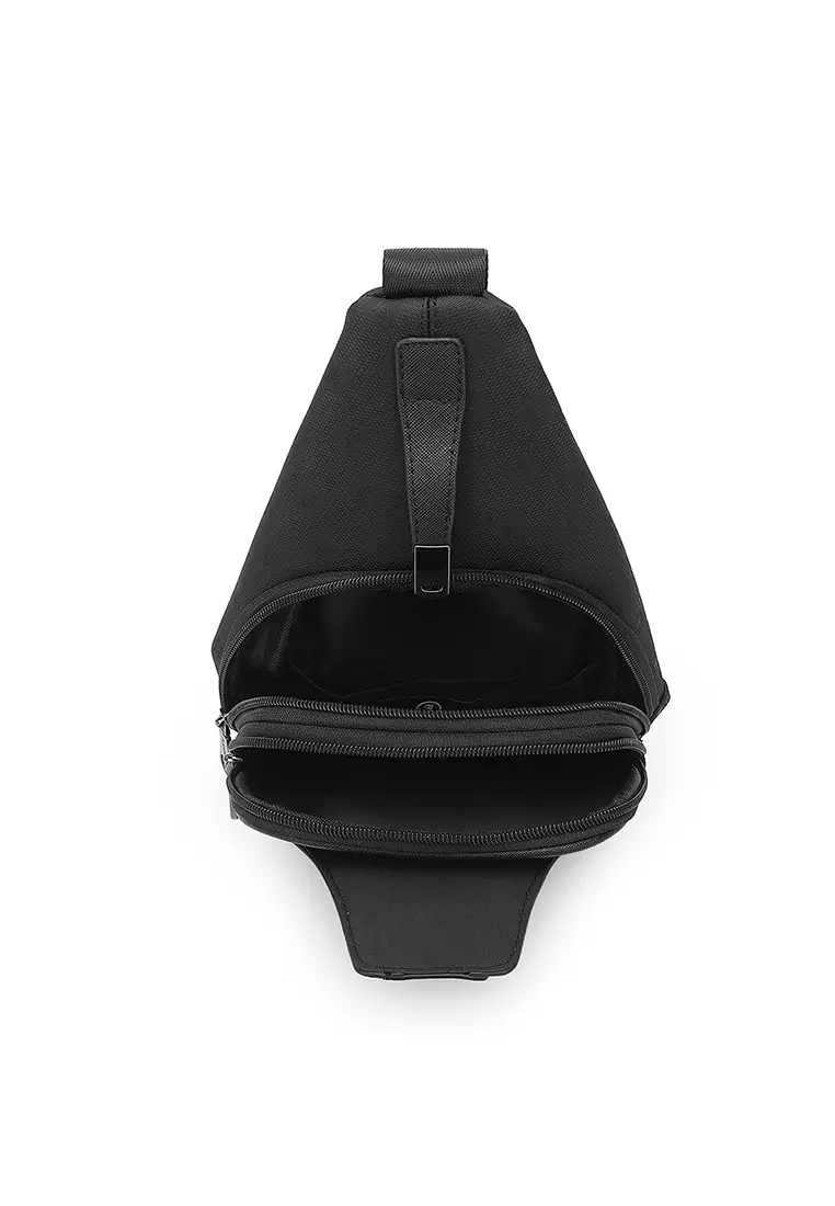 Men's Chest Bag / Sling Bag / Crossbody Bag (Tas Dada / Tas Selempang Pria) - Hitam