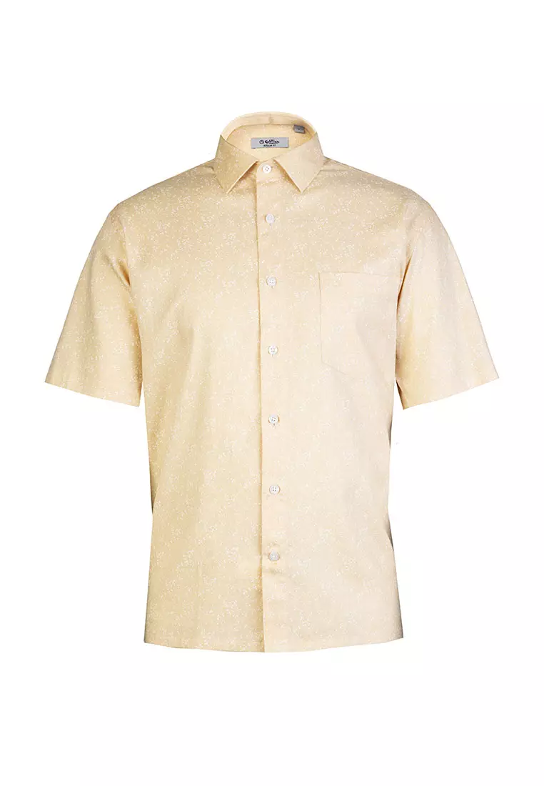 Gold short sleeve shirt sale