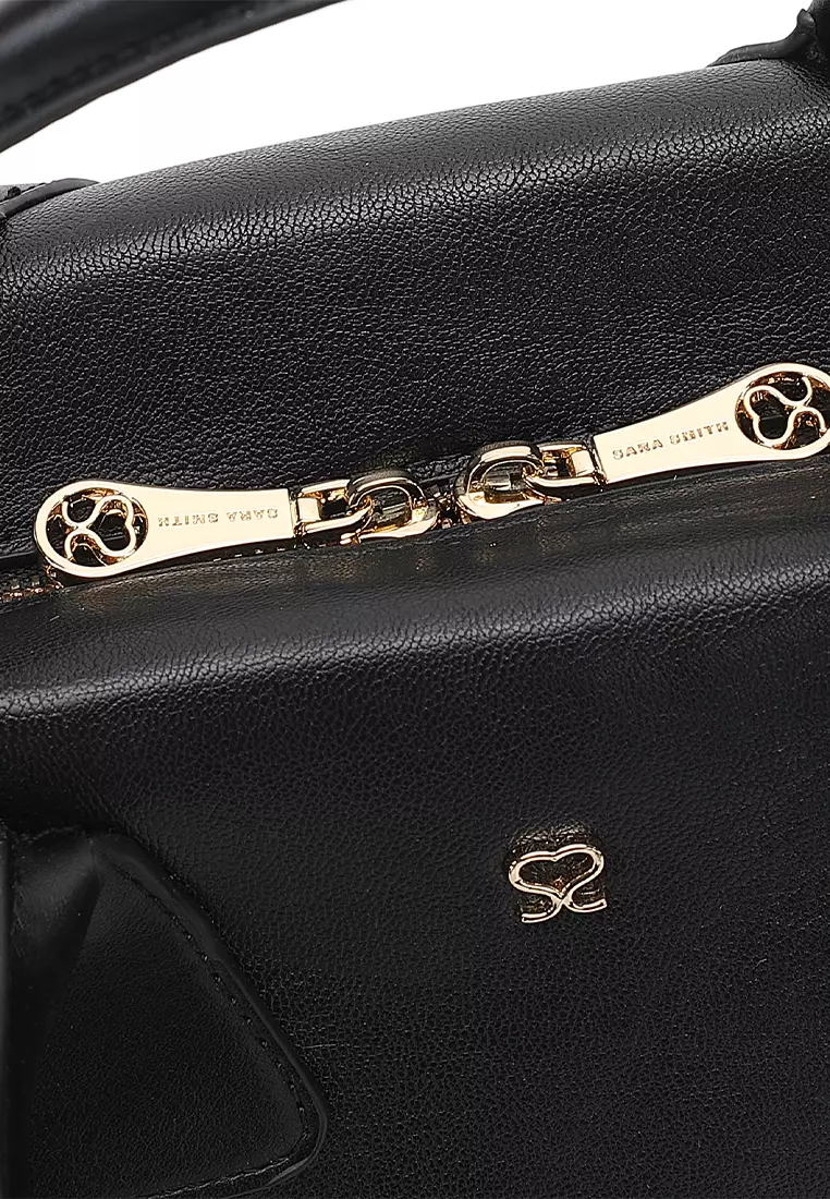 Women's Top Handle Bag / Sling Bag / Crossbody Bag (Tas Selempang / Tas Tangan) - Hitam