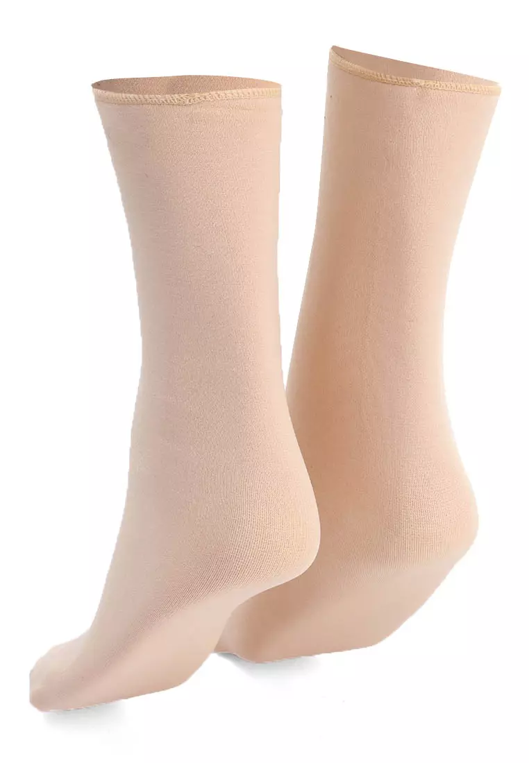 Seish Kaos Kaki Pria Wanita Snow Socks Casual Footwear Material Wool ORIGINAL - Beige