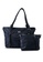 NUVEAU navy Premium Oxford Nylon Tote Bag Set of 2 CD5CDAC68A0B98GS_7