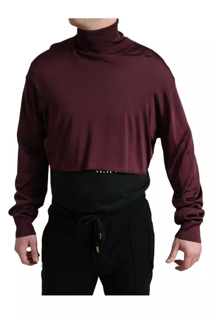 Buy Dolce Gabbana Viscose Turtleneck Pullover Sweater Men 2025