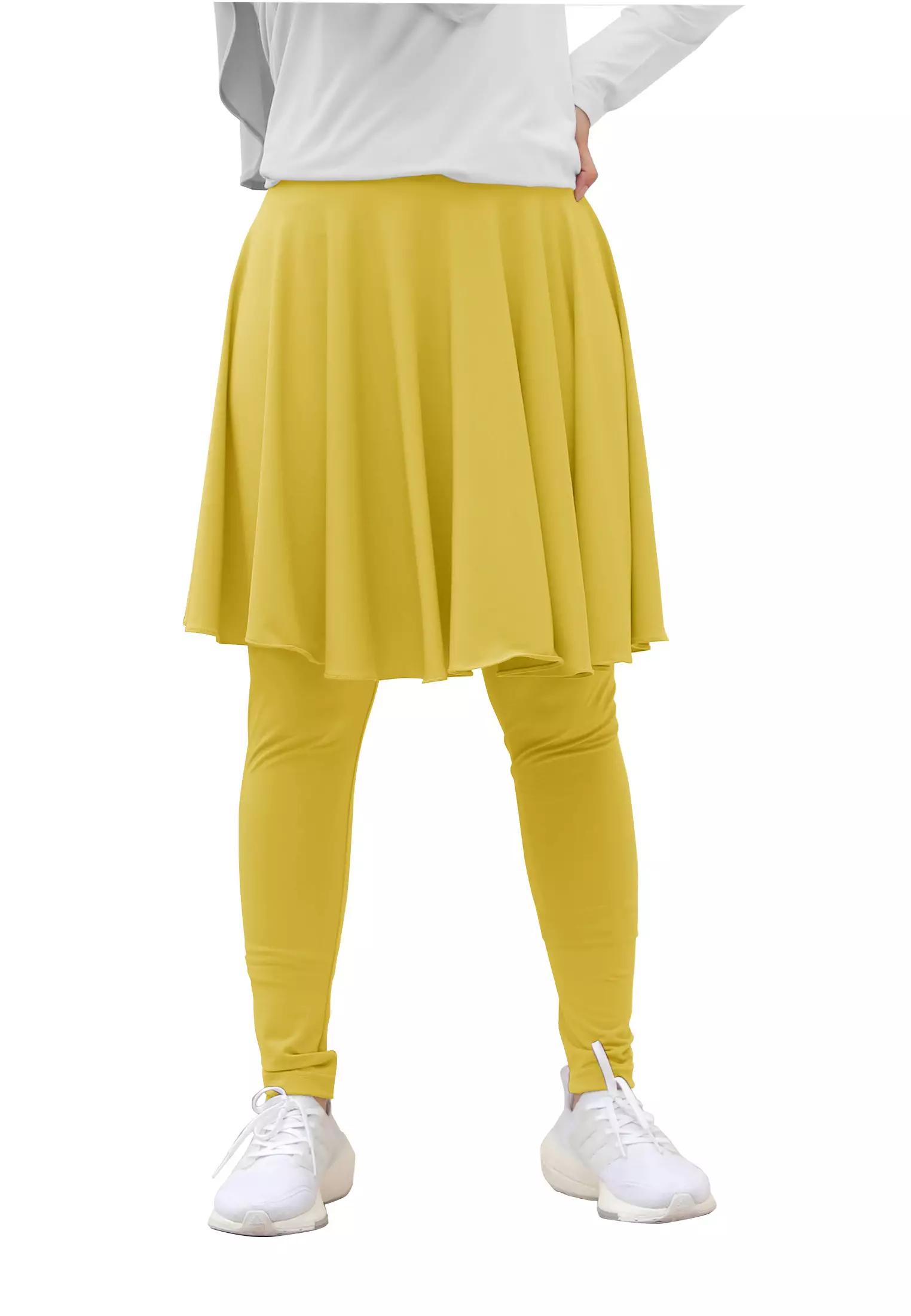 Zelena - Chahra Leggings Skirt | Celana Olahraga Legging Rok Wanita - XL