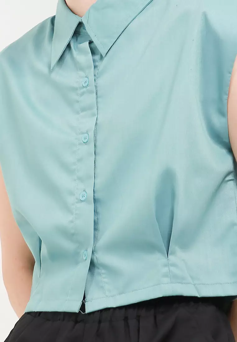 Clara Shoulder Crop Top