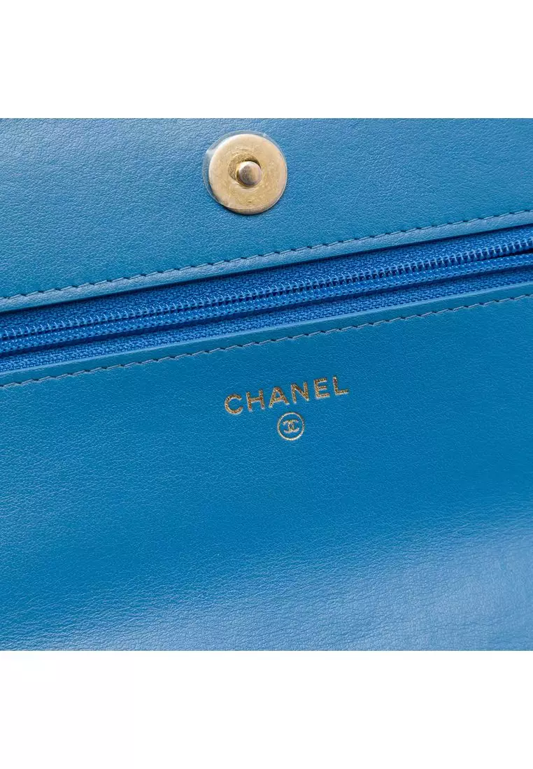 Pre-Loved Chanel Quilted Lambskin 19 Wallet On Chain