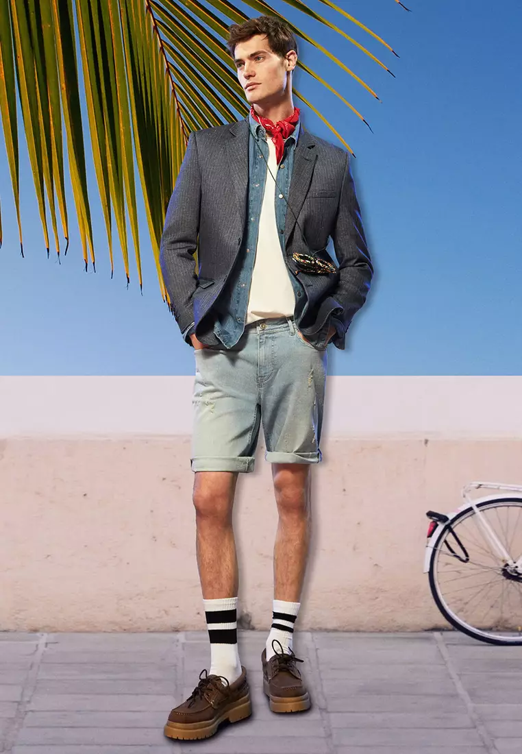 Ripped chino shorts hotsell