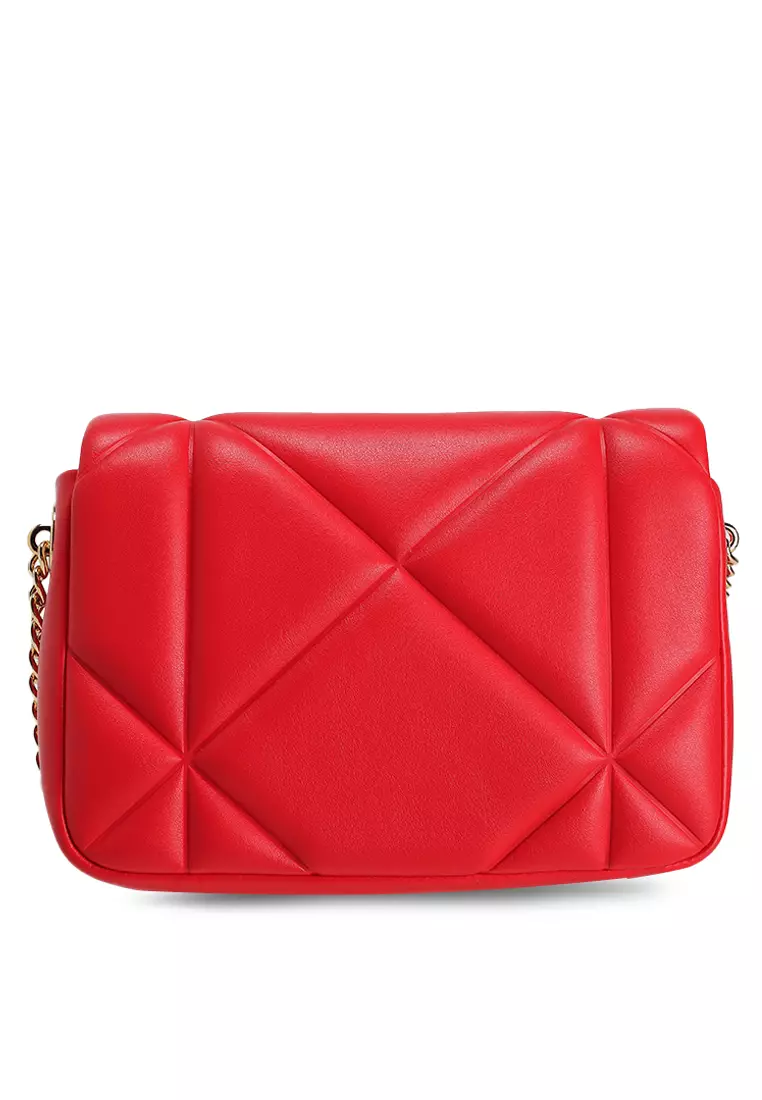 Embossed Quilted Crossbody Bag (nt)