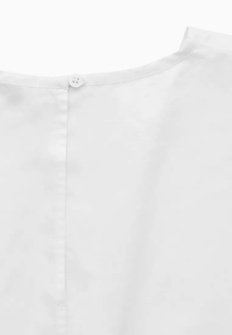 Buy COS Belted Puff-Sleeve Blouse 2024 Online | ZALORA Singapore