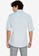 ZALORA BASICS blue ¾ Sleeve Grandad Shirt 74BF1AA68E3FE6GS_2