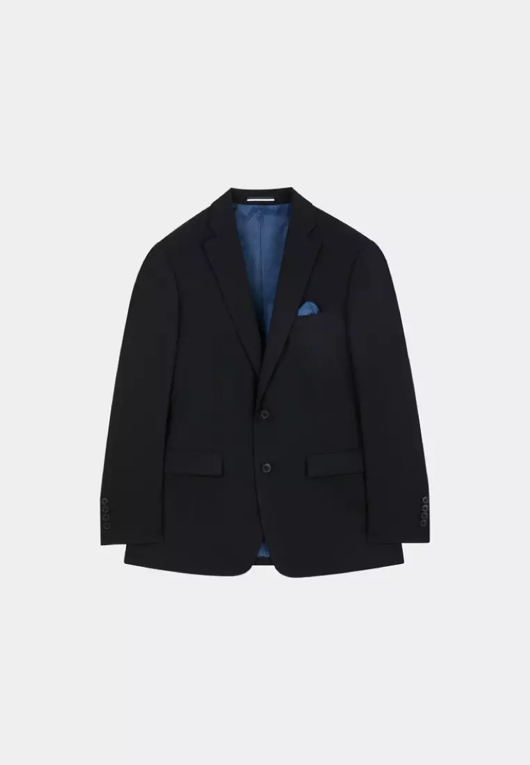 黑色修身版西裝外套(可機洗)