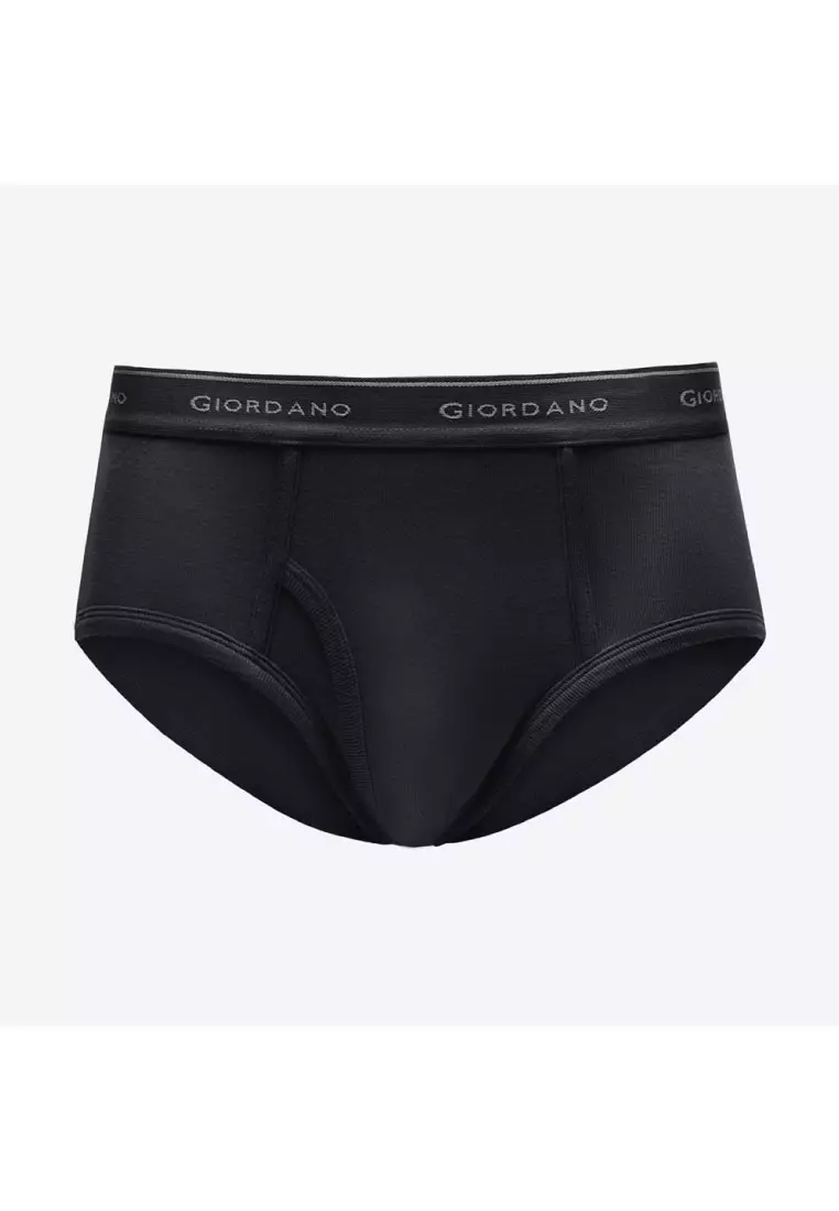 Men's Cotton Plain Classic Briefs (6-Pieces) 01176114