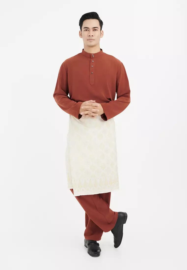 Gene Martino - Kalim Baju Melayu Modern Fit Sedondon – Adult 1186