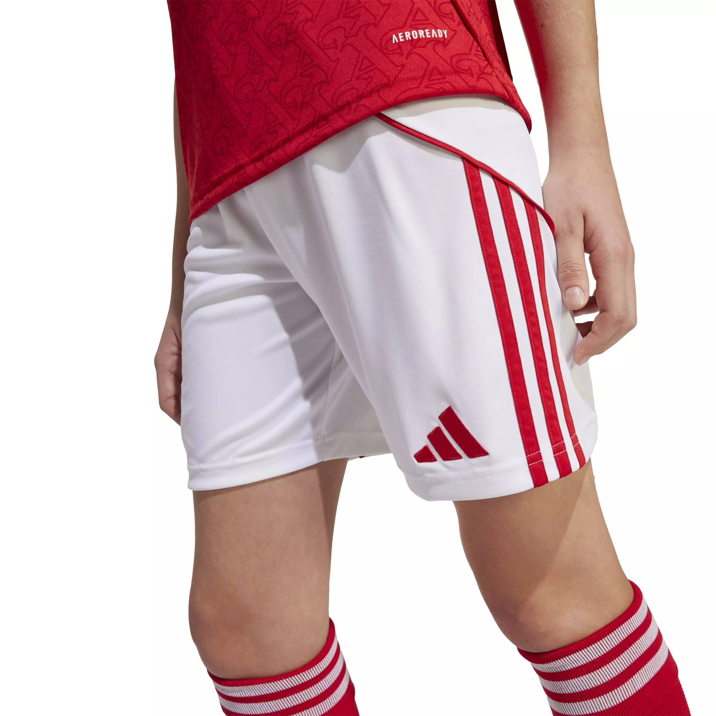 ADIDAS Arsenal 25/26 Home Shorts Kids JI9528 - Celana Anak (Putih)
