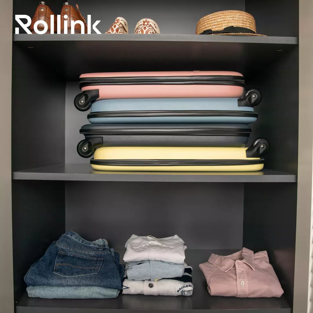 Rollink Flex VEGA 21 Suitcase Black - Koper 21 inch