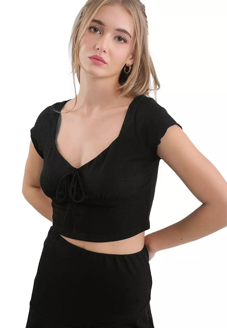Pointelle Jersey Skirt Set