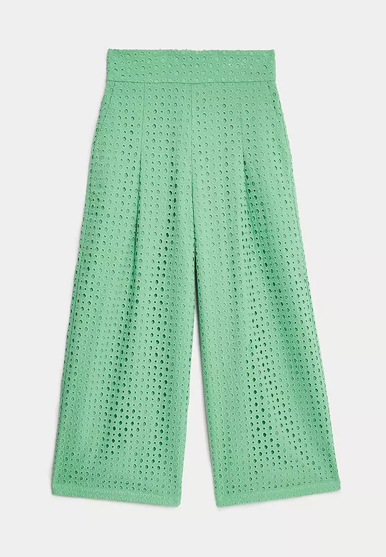 Pure Cotton Broderie Culottes