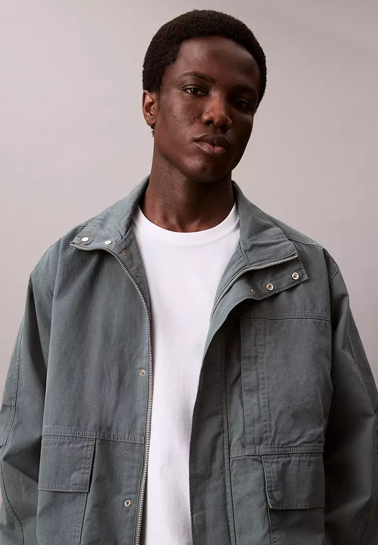 繡花商標印花寬鬆T恤 - Calvin Klein Jeans