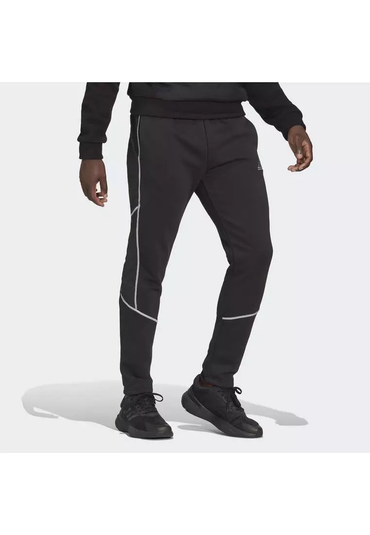 dark gray adidas joggers