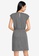 ONLY grey Shoulder Pad Check Short Dress 8AD69AAA7DBB4EGS_2