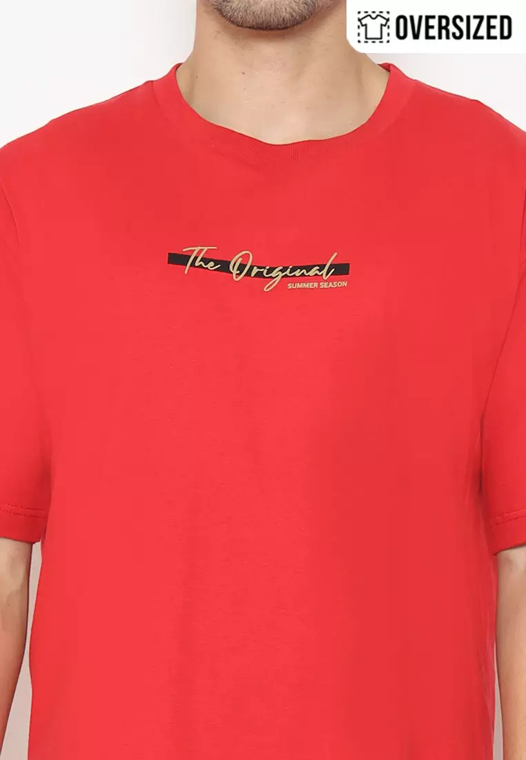 RBJ T-Shirt Cotton Oversized Pria 2079330021