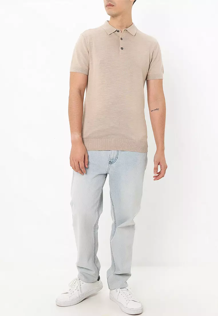 Knitted Polo Shirt