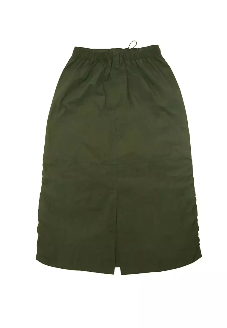 Women's Poplin Drawstring Skirt C040923