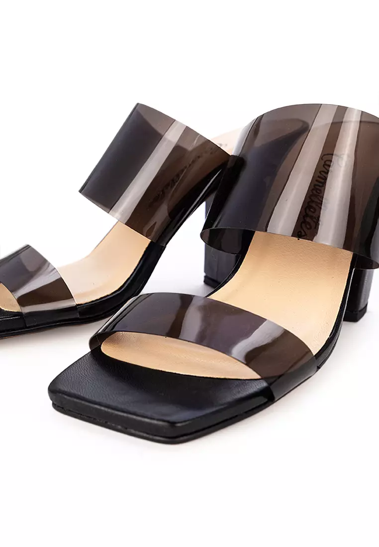 Vinyl High Heeled Slide