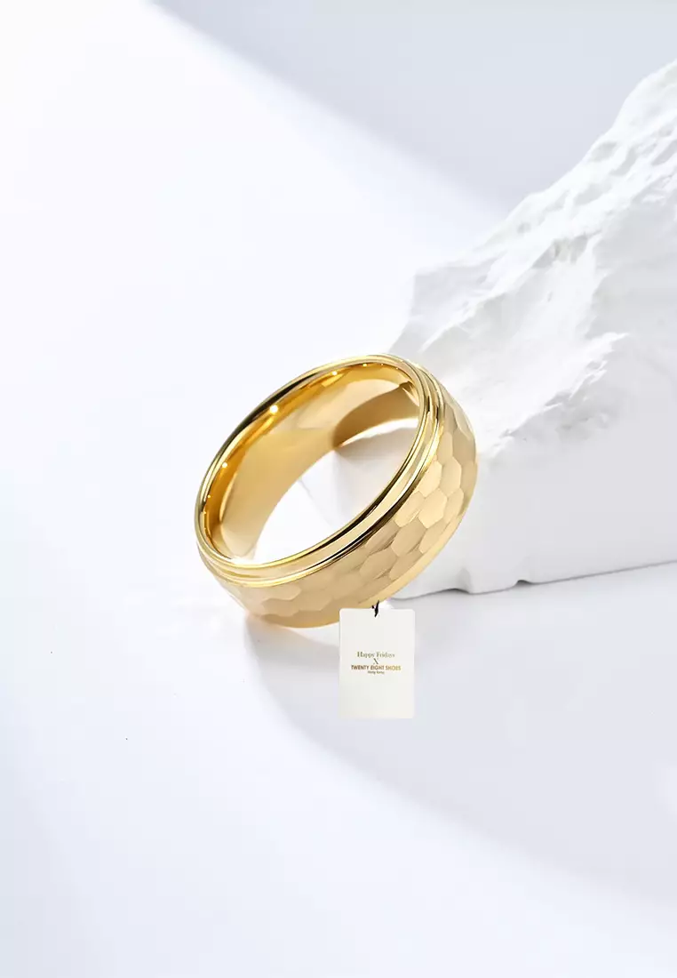 Textured Tungsten Carbide Ring JW QF-040